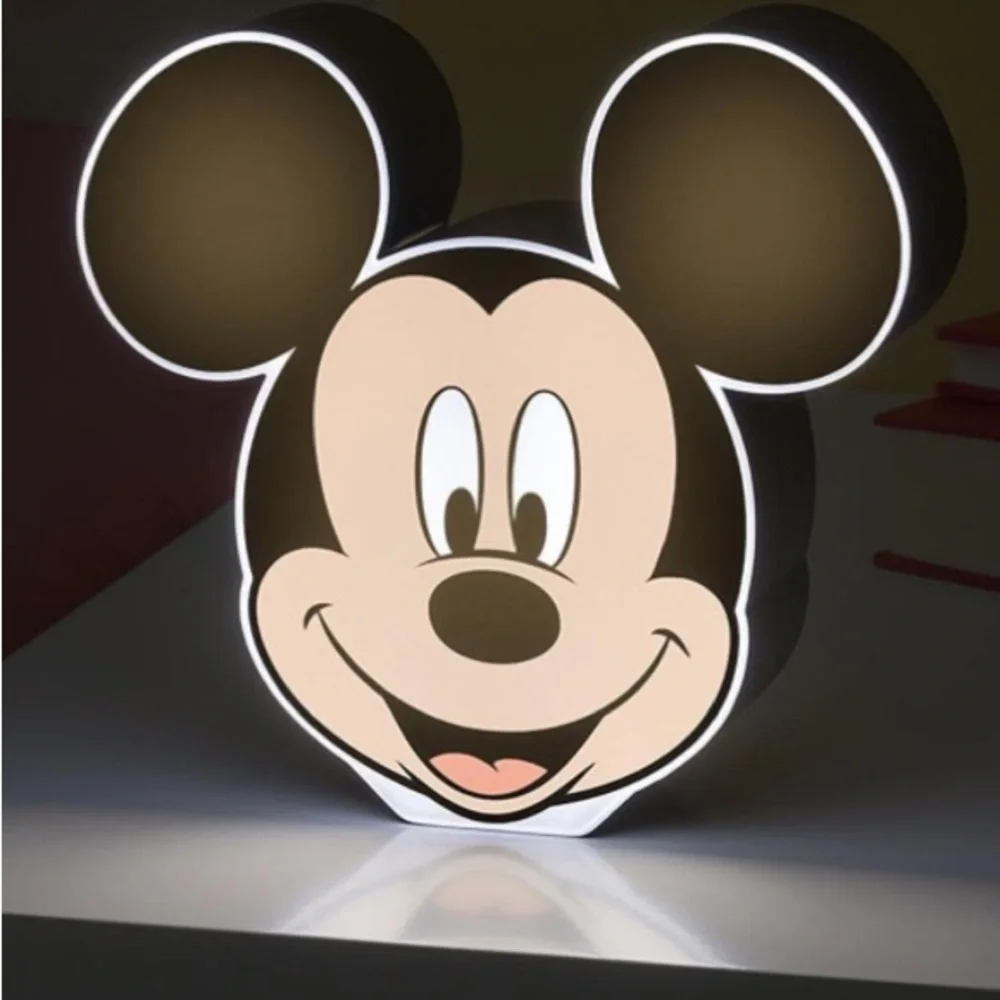 Paladone Mickey Mouse Night Light Licensed Disney Bedroom Decor Desk Box Light